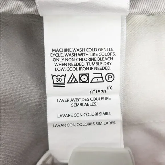 Polo by Ralph Lauren Bermuda Shorts Men's 33x11 Relaxed Fit Chino Pocket Gray - Picture 9 of 12